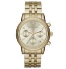 Michael Kors Ladies RITZ Gold-Tone Watch - MK5676